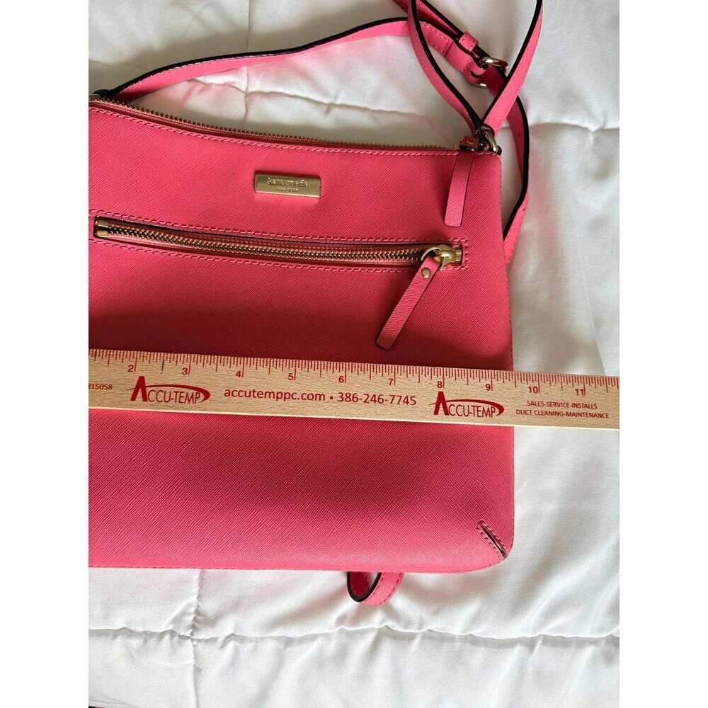 Pre owned Kate Spade Laurel Way Rima Saffiano leather crossbody bag MSRP $229